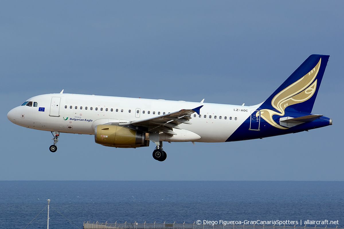 LZ-AOC · Airbus A319-132 · (LPA / GCLP)