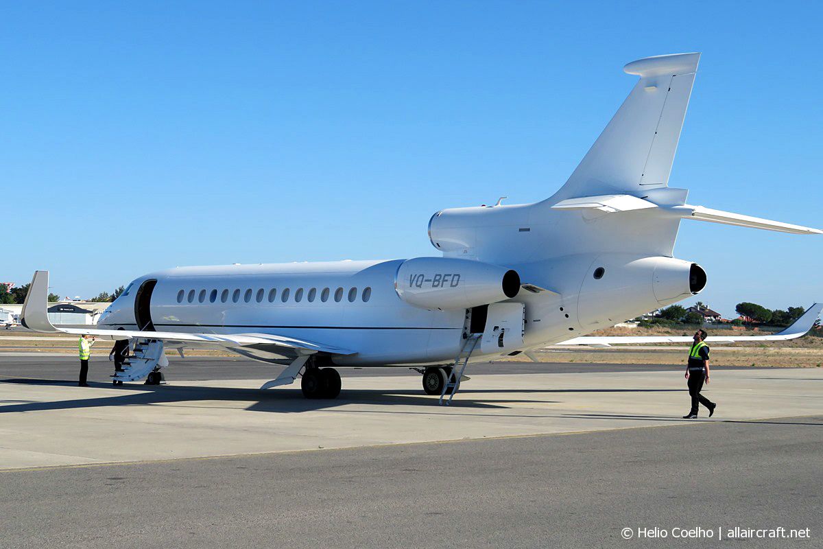 VQ-BFD · Dassault Falcon 8X · (LPCS)