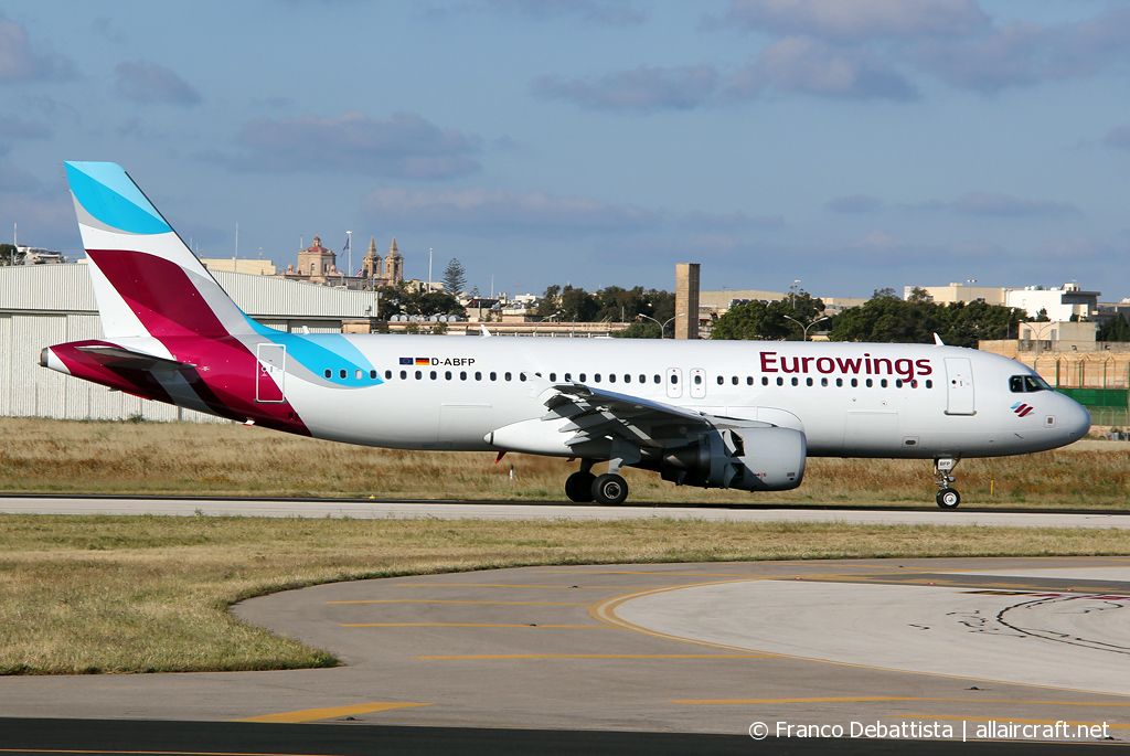 D-ABFP · Airbus A320-214 · (MLA / LMML)