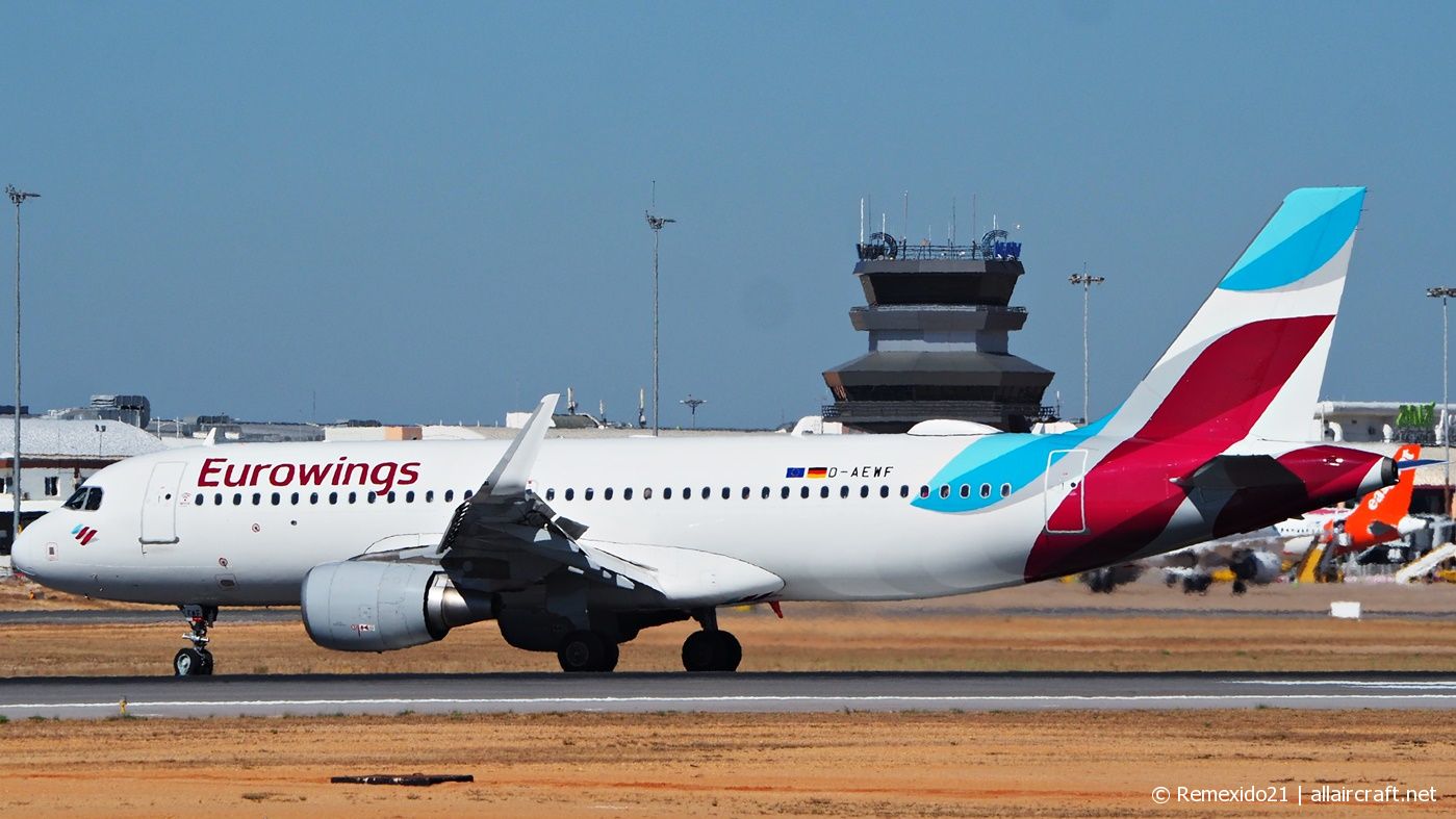 D-AEWF · Airbus A320-214(WL) · (FAO / LPFR)
