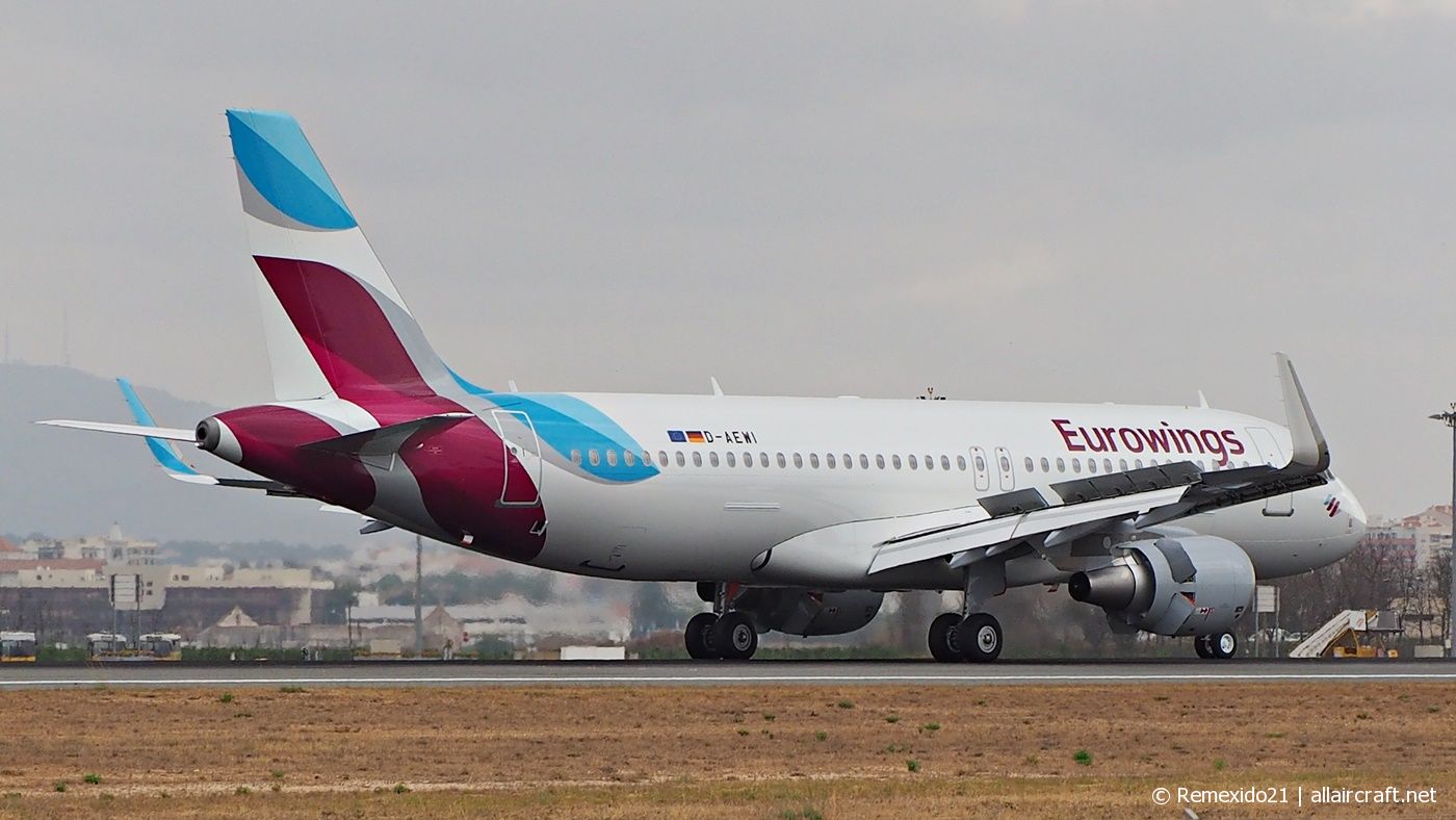 D-AEWI · Airbus A320-214(WL) · (FAO / LPFR)