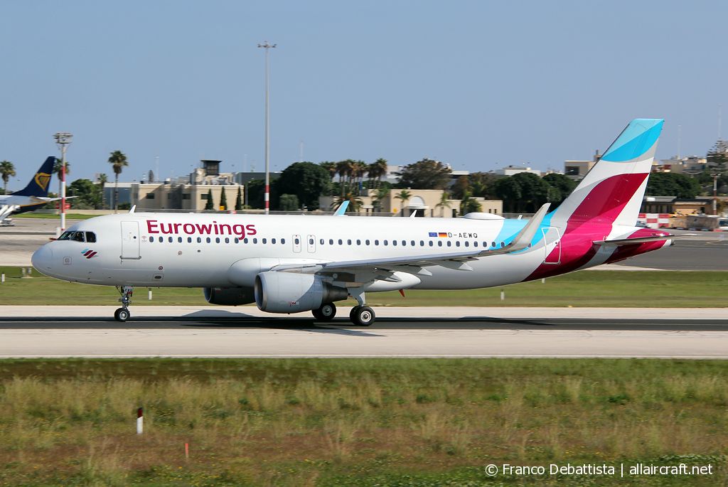 D-AEWQ · Airbus A320-214 · (MLA / LMML)