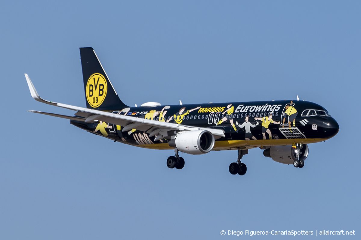 D-AEWM · Airbus A320-214(WL) · (LPA / GCLP)