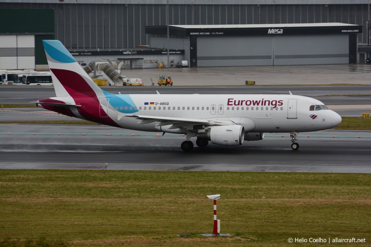 D-ABGQ · Airbus A319-112 · (LIS / LPPT)