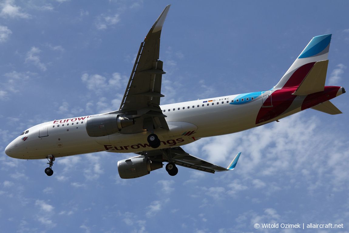 D-AEWC · Airbus A320-214(WL) · (FCO / LIRF)