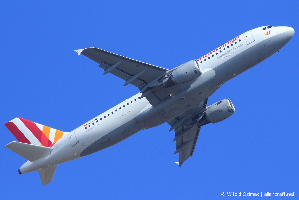 D-AIQE · Airbus A320-211 · (FCO / LIRF)
