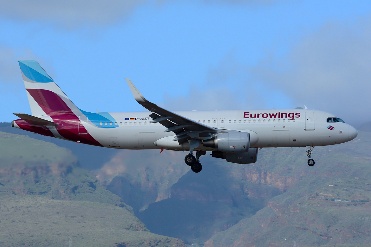 D-AIZT · Airbus A320-214(WL) · (LPA / GCLP)
