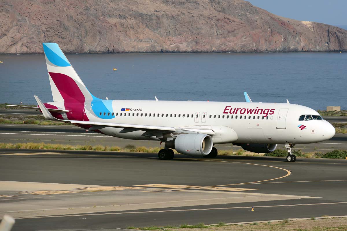 D-AIZS · Airbus A320-214 · (LPA / GCLP)