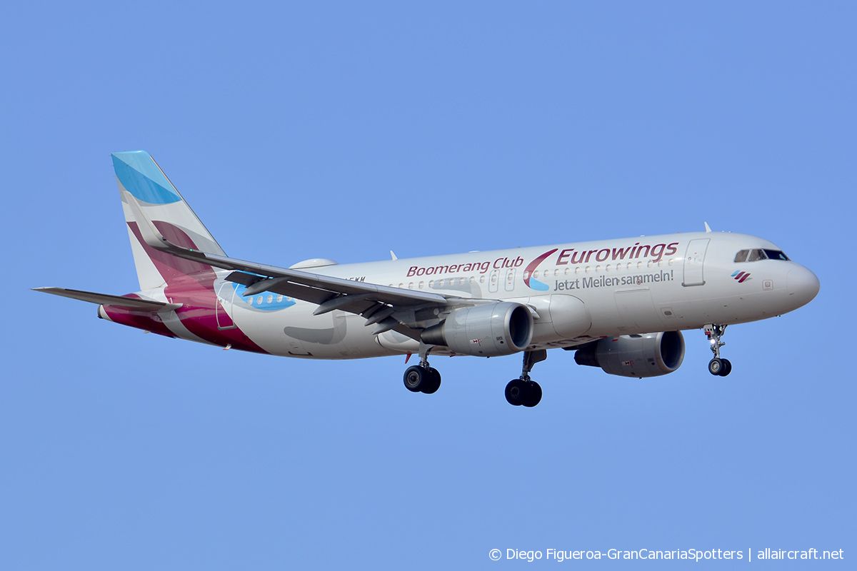 D-AEWM · Airbus A320-214(WL) · (LPA / GCLP)