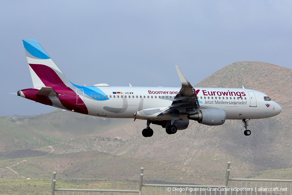 D-AEWM (7259) 2016 Airbus A320-214(WL)