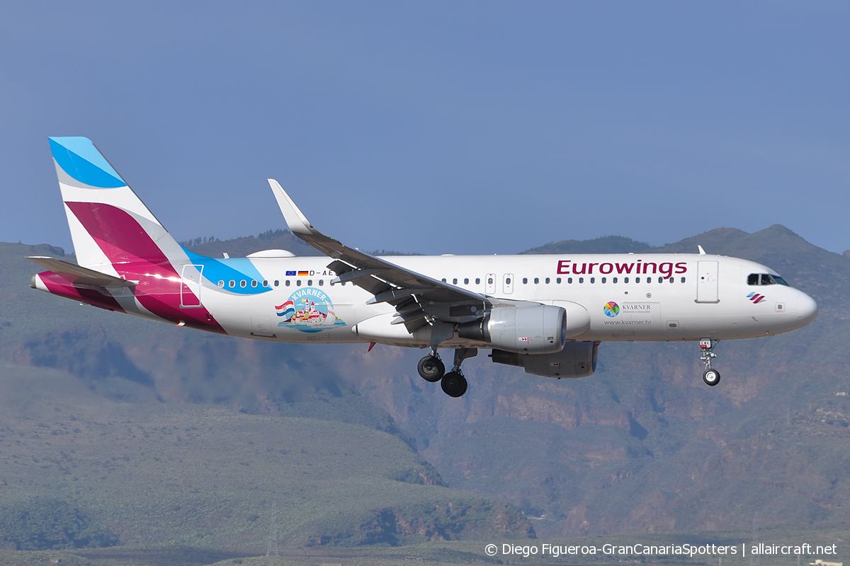 D-AEWK (7261) 2016 Airbus A320-214(WL)