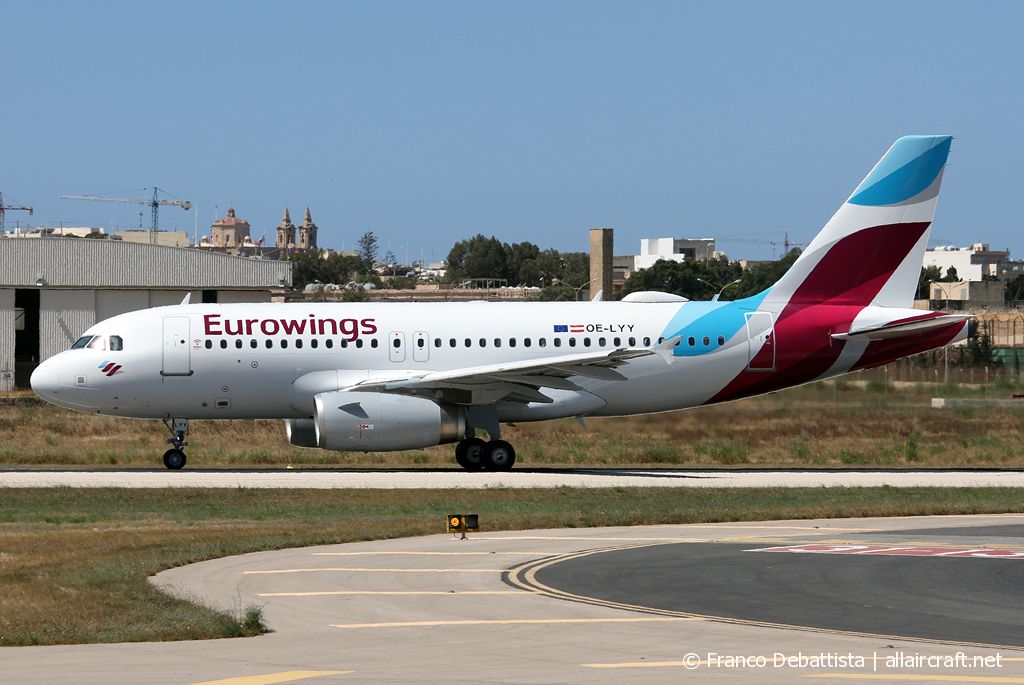 OE-LYY · Airbus A319-132 · (MLA / LMML)