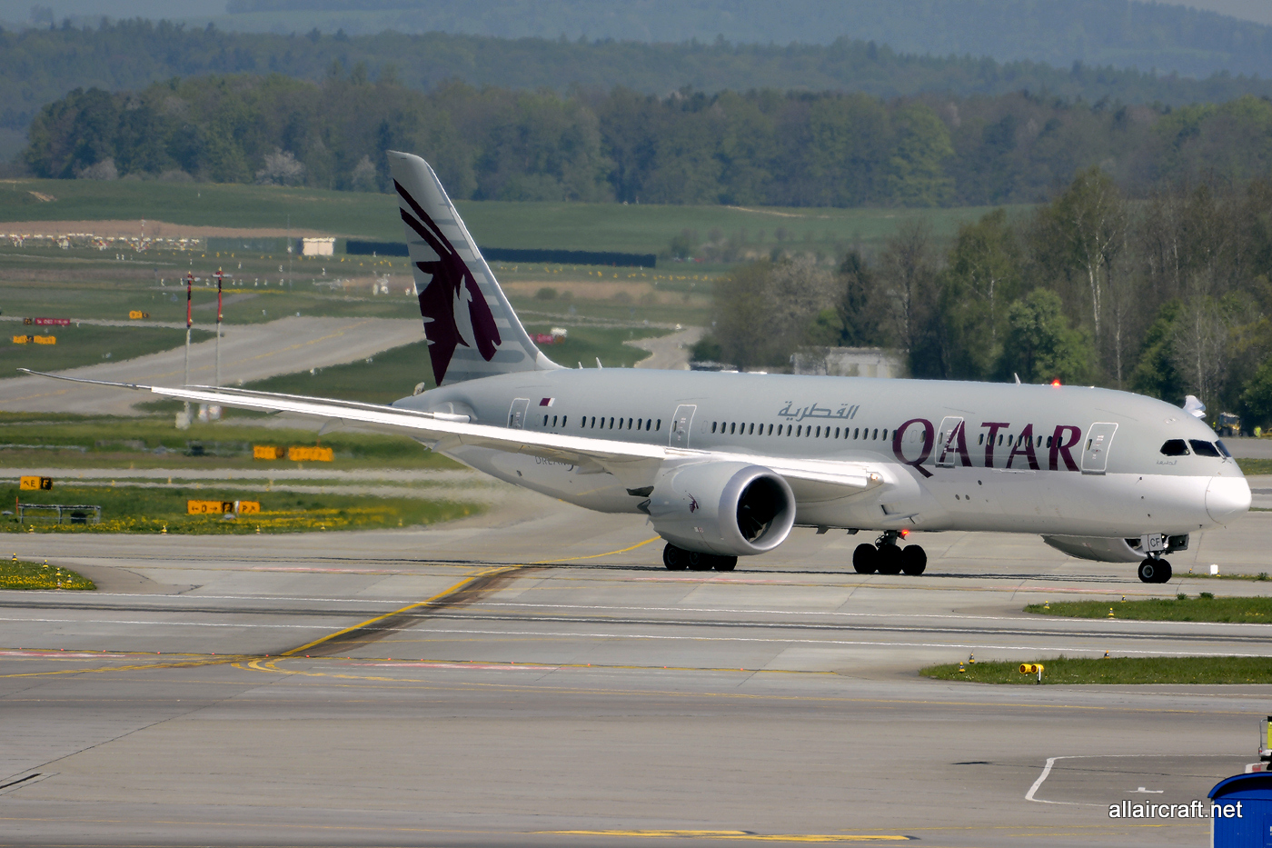 A7-BCF · Boeing 787-8 Dreamliner · (ZRH / LSZH)