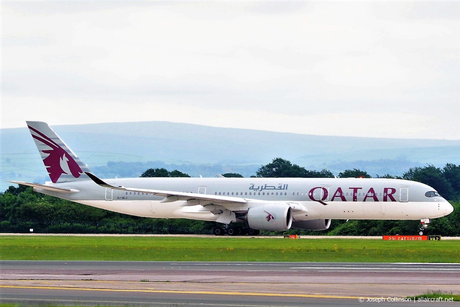 A7-ALJ · Airbus A350-941 · (MAN / EGCC)