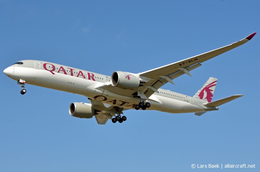 A7-ALN · Airbus A350-941 · (CPH / EKCH)