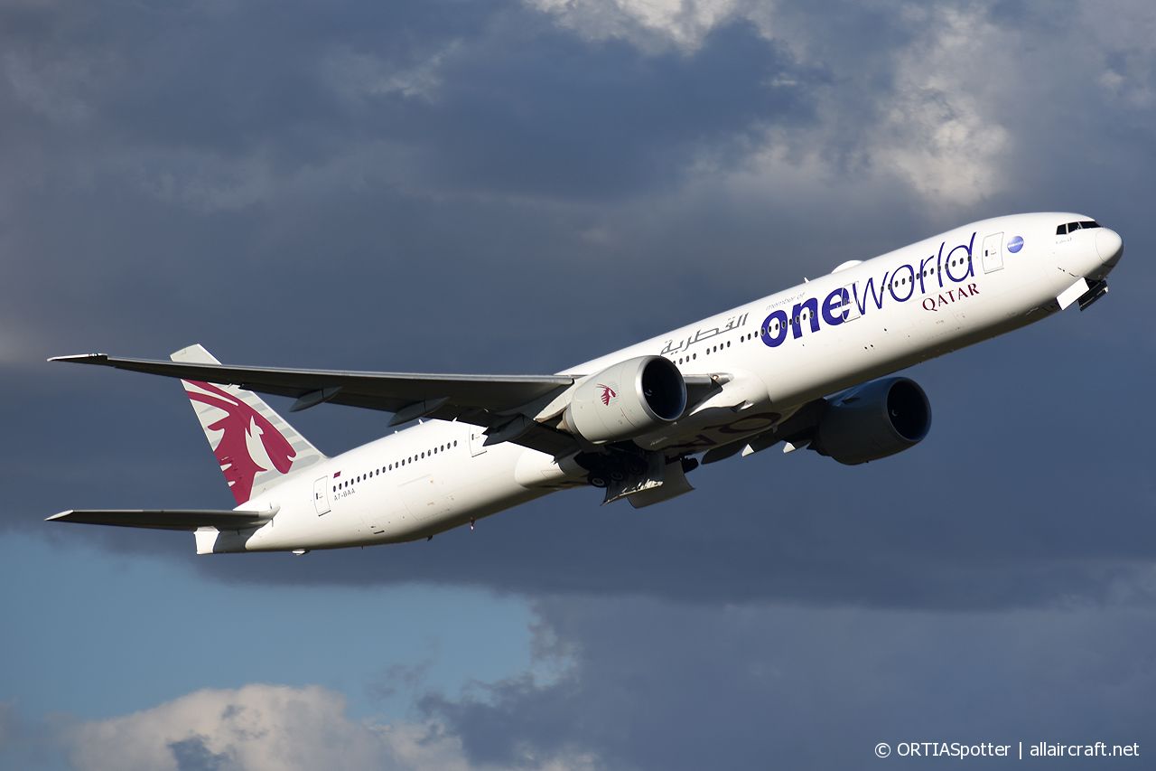 A7-BAA · Boeing 777-3DZ/ER · (JNB / FAOR)