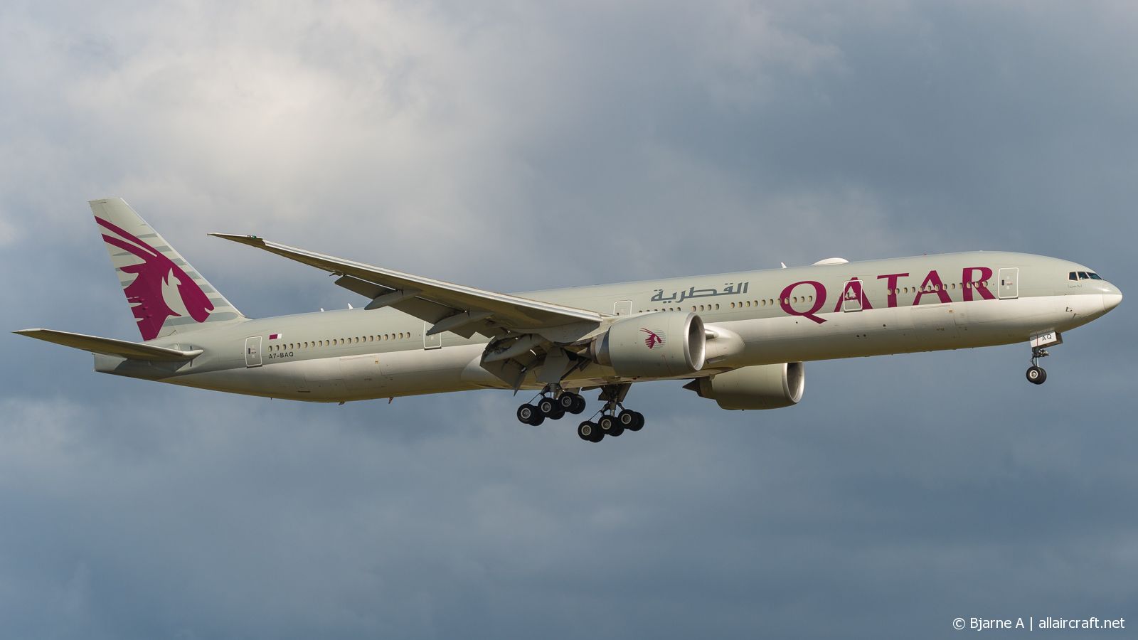 A7-BAQ · Boeing 777-3DZ/ER · (CPH / EKCH)