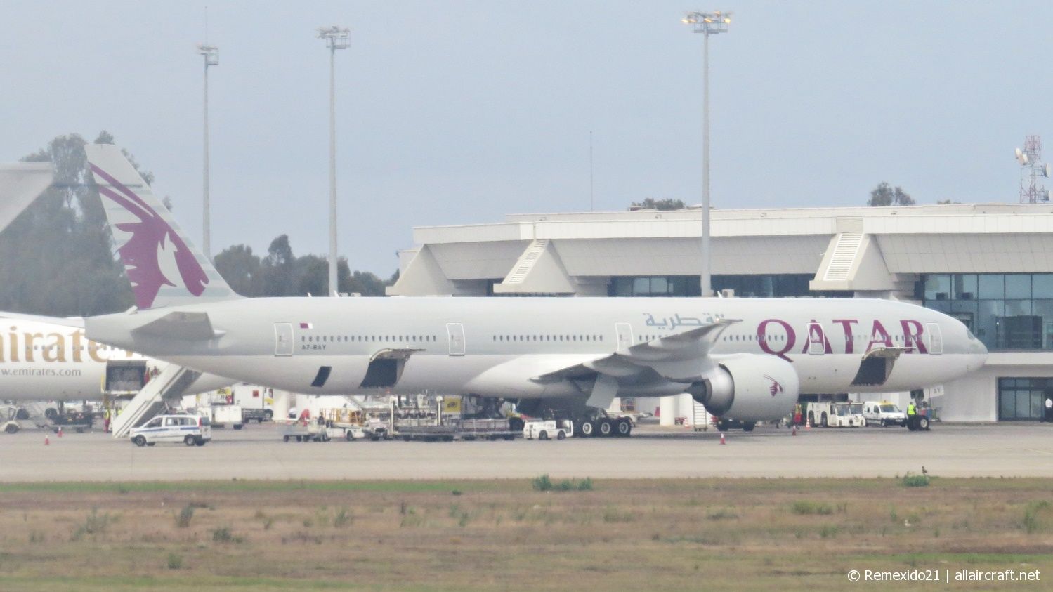 A7-BAY · Boeing 777-3DZ/ER · (ALG / DAAG)