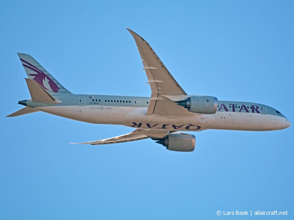 A7-BCO (38333) 2014 Boeing 787-8 Dreamliner