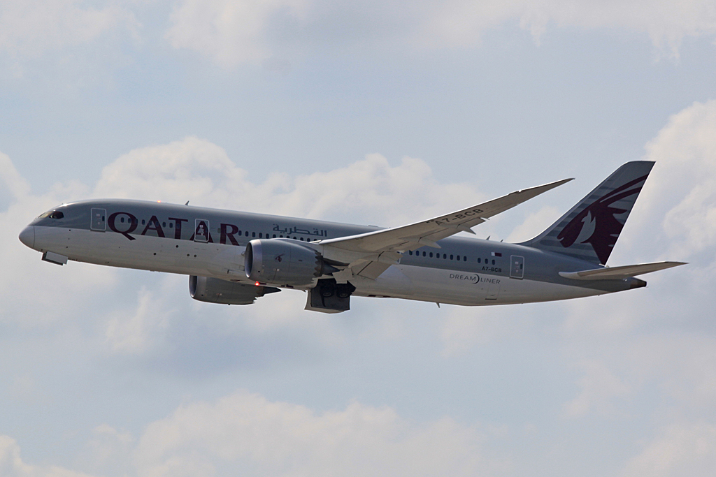 A7-BCB · Boeing 787-8 Dreamliner · (FRA / FRF / EDDF)