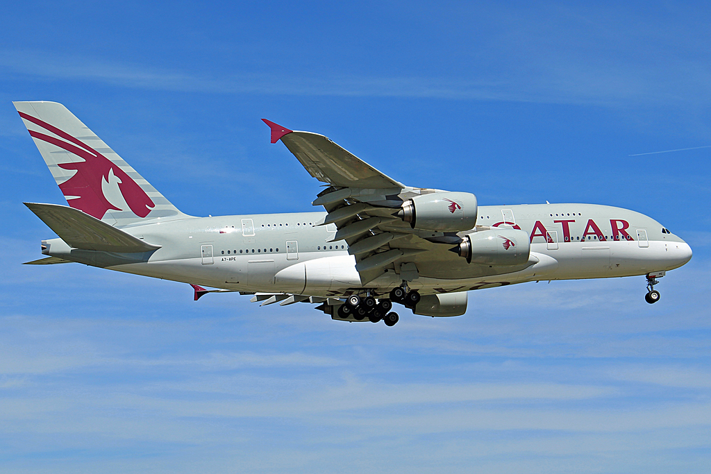 A7-APE · Airbus A380-861 · (LHR / EGLL)
