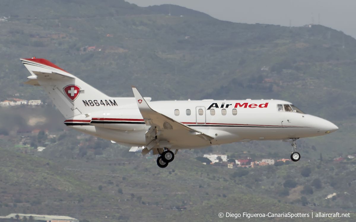N864AM · Raytheon Hawker 800XP · (LPA / GCLP)