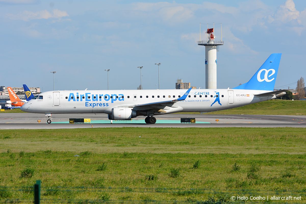 EC-KRJ · Embraer 190-200LR · (LIS /LPPT)