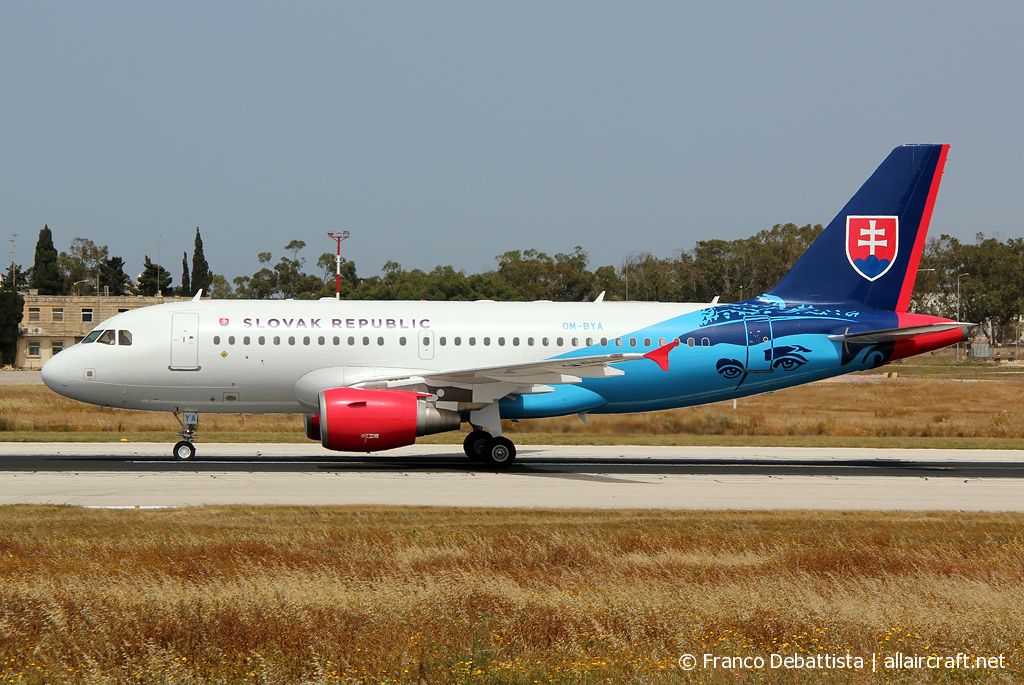 OM-BYA (2550) 2005 Airbus A319-115 CJ
