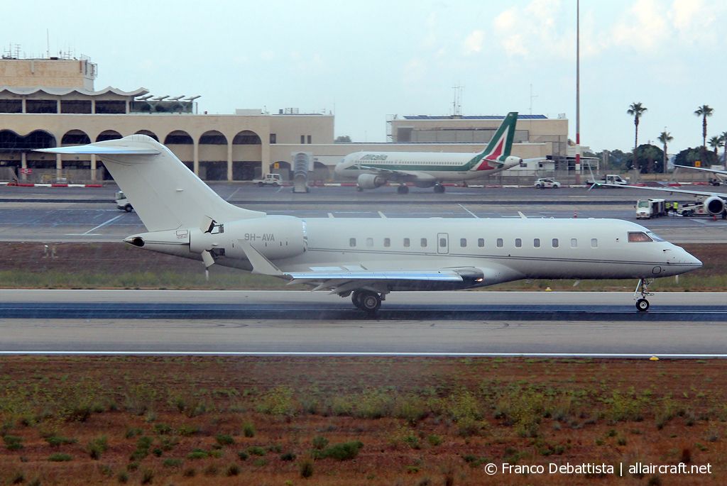 9H-AVA · Bombardier BD-700-1A11 Global 5000 · (MLA / LMML)