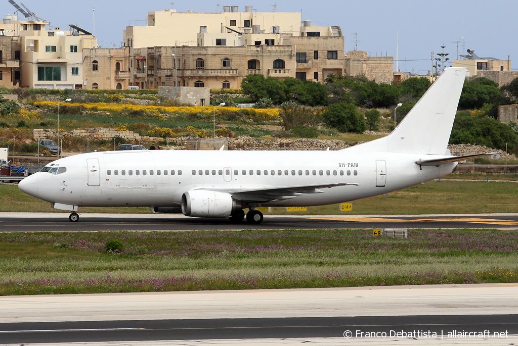 9H-PAM · Boeing 737-33A(QC) · (MLA / LMML)