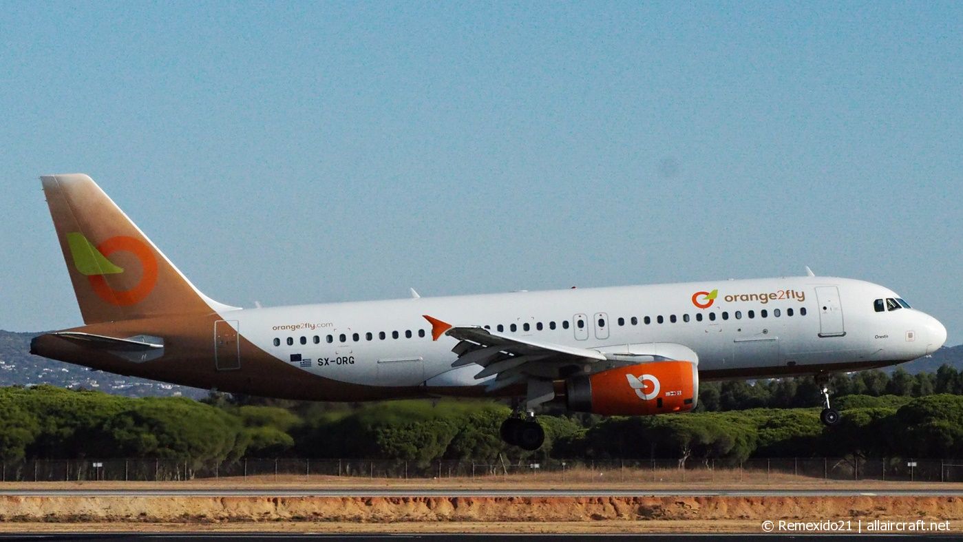 SX-ORG · Airbus A320-232 · (FAO / LPFR)