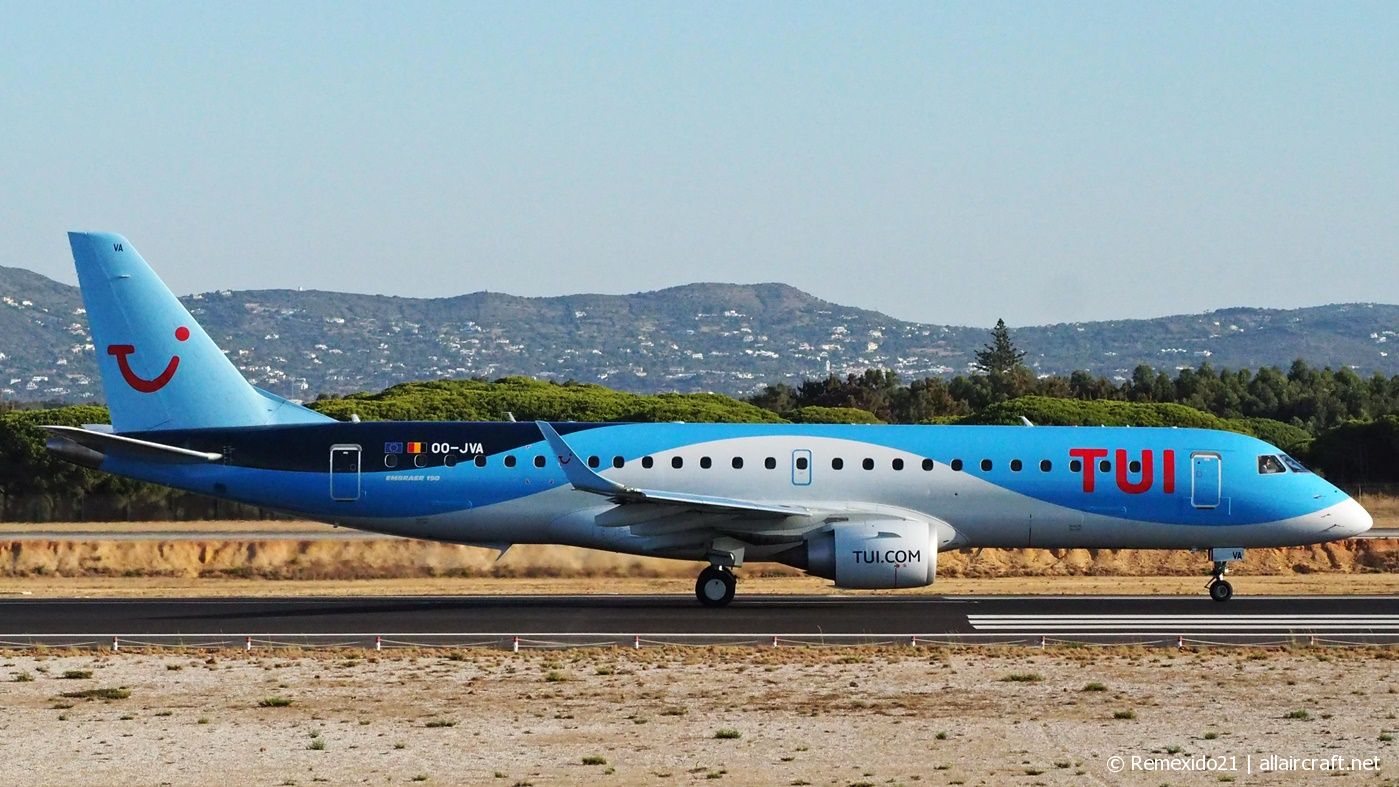 OO-JVA · Embraer 190-100STD · (FAO / LPFR)