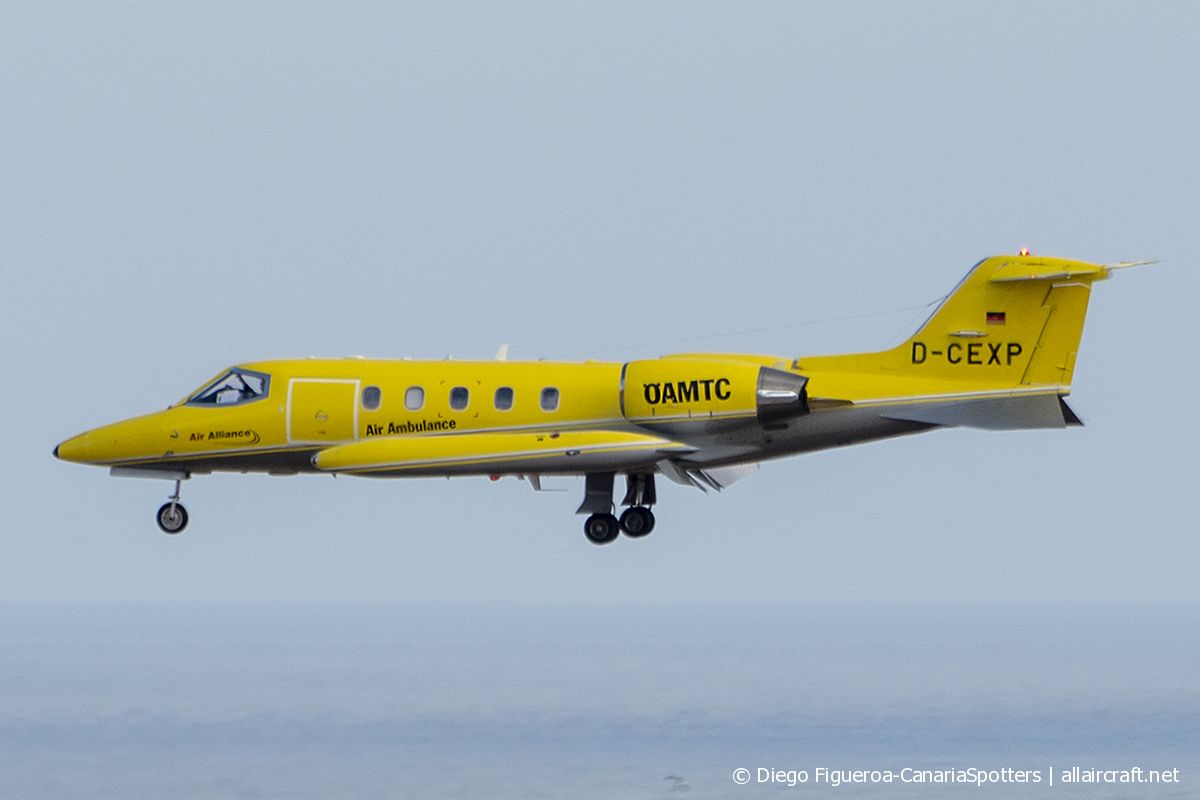 D-CEXP · Gates Learjet 35A · (LPA / GCLP)