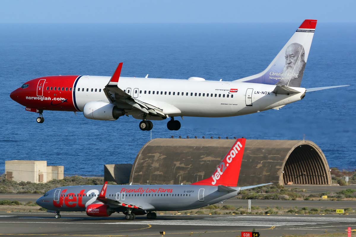 LN-NOX · Boeing 737-8JP(WL) · (LPA / GCLP)
