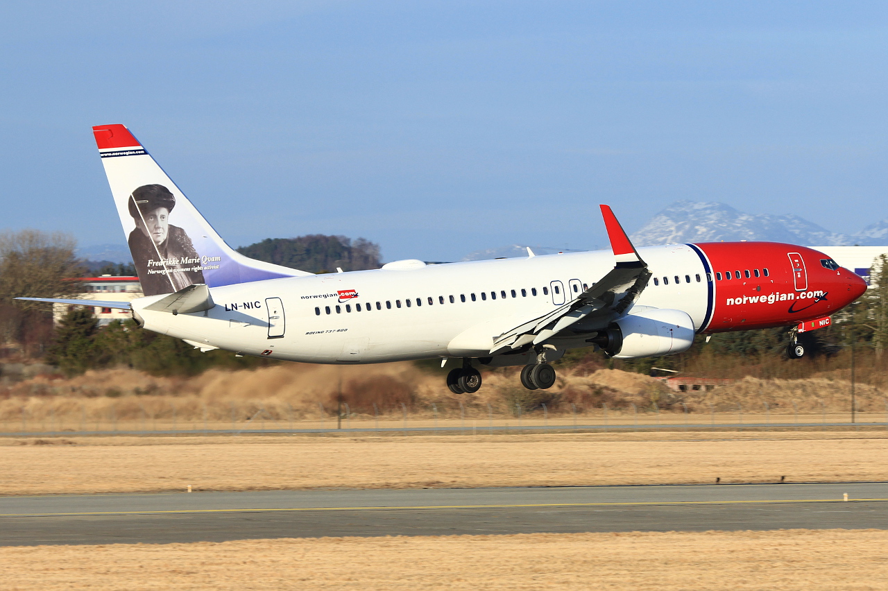 LN-NIC · Boeing 737-8JP(WL) · (SVG / ENZV)