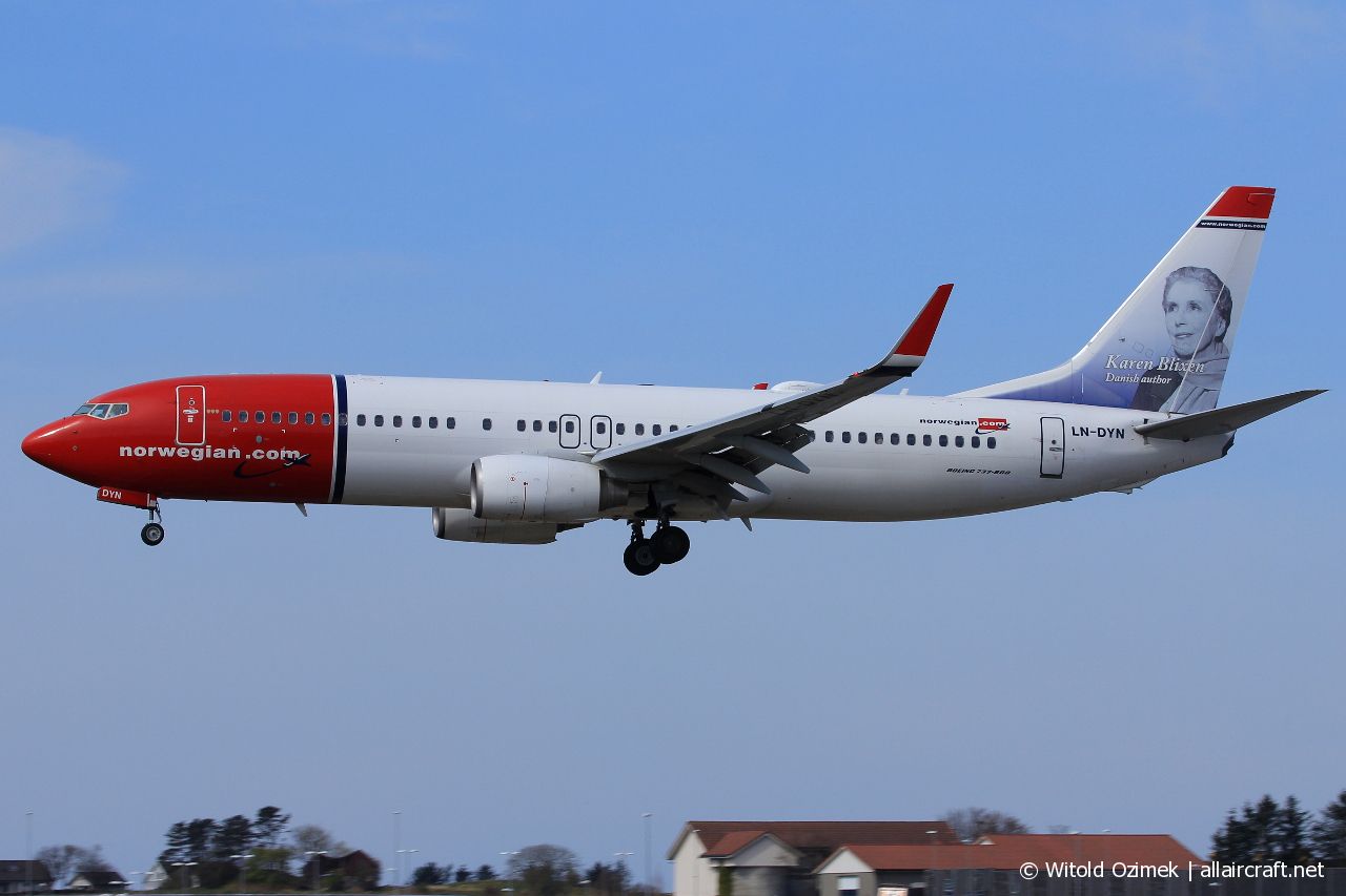 LN-DYN · Boeing 737-8JP(WL) · (SVG / ENZV)