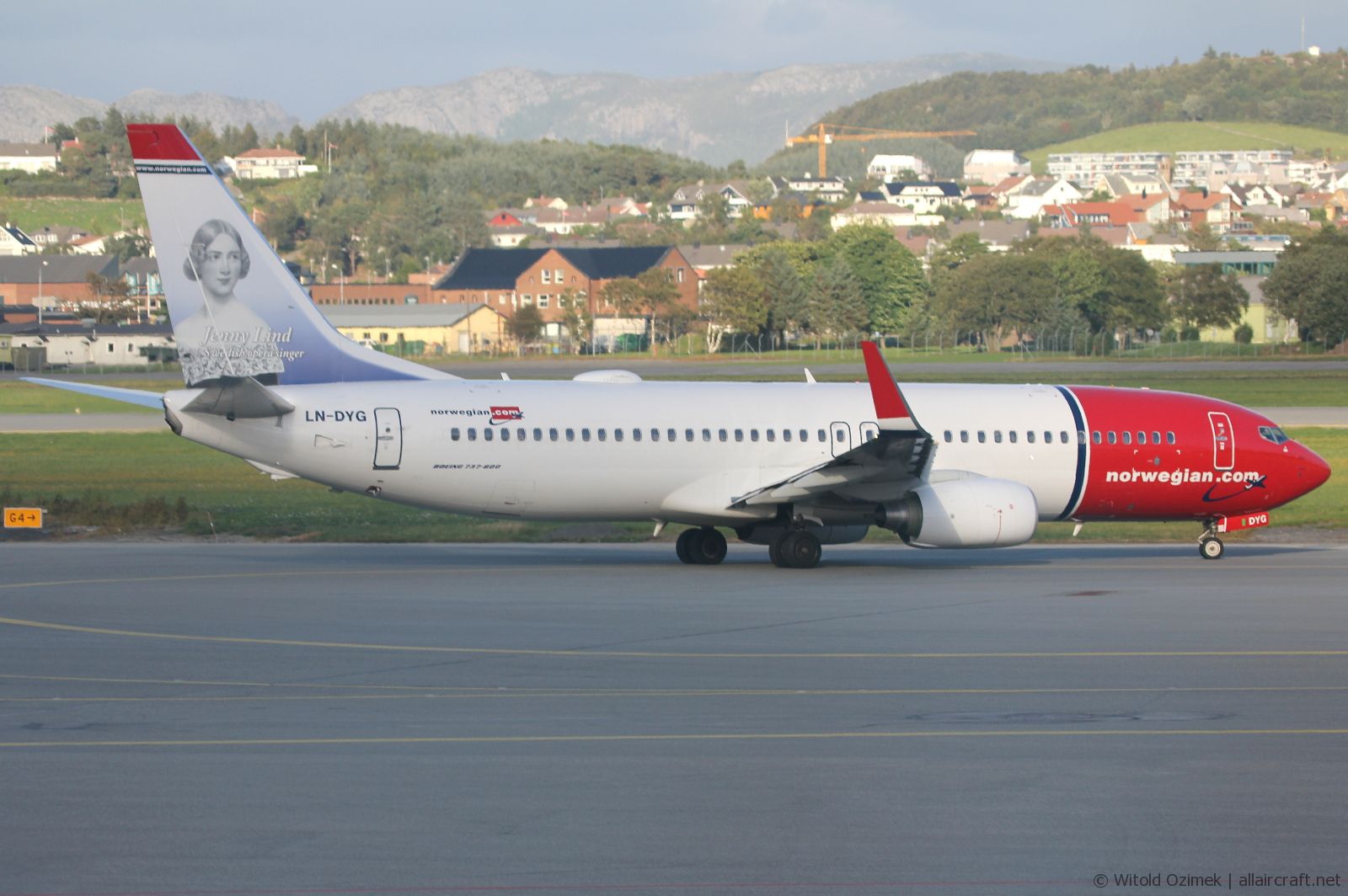 LN-DYG · Boeing 737-8JP(WL) · (SVG / ENZV)