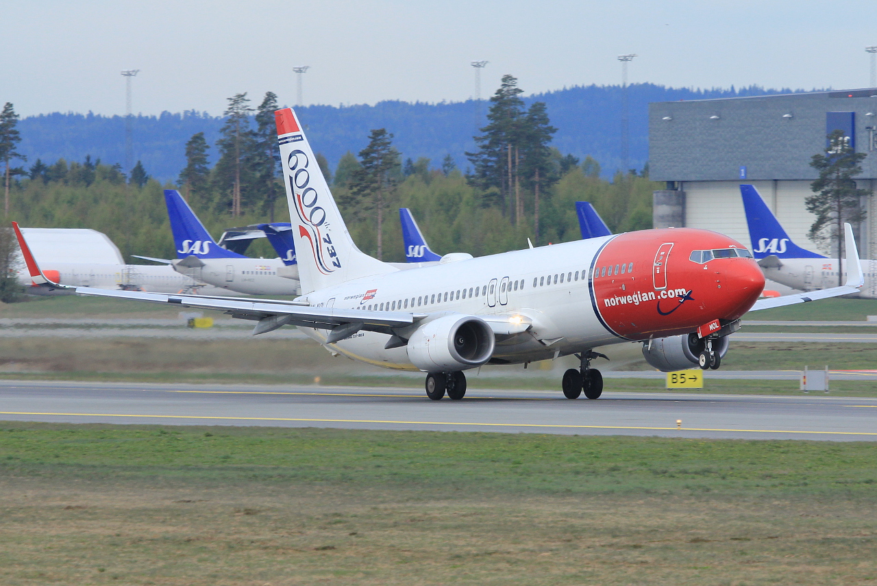 LN-NOL · Boeing 737-8Q8(WL) · (OSL / ENGM)