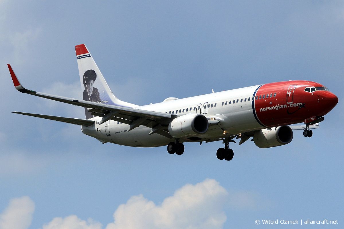 LN-NIC · Boeing 737-8JP(WL) · (KRK / EPKK)