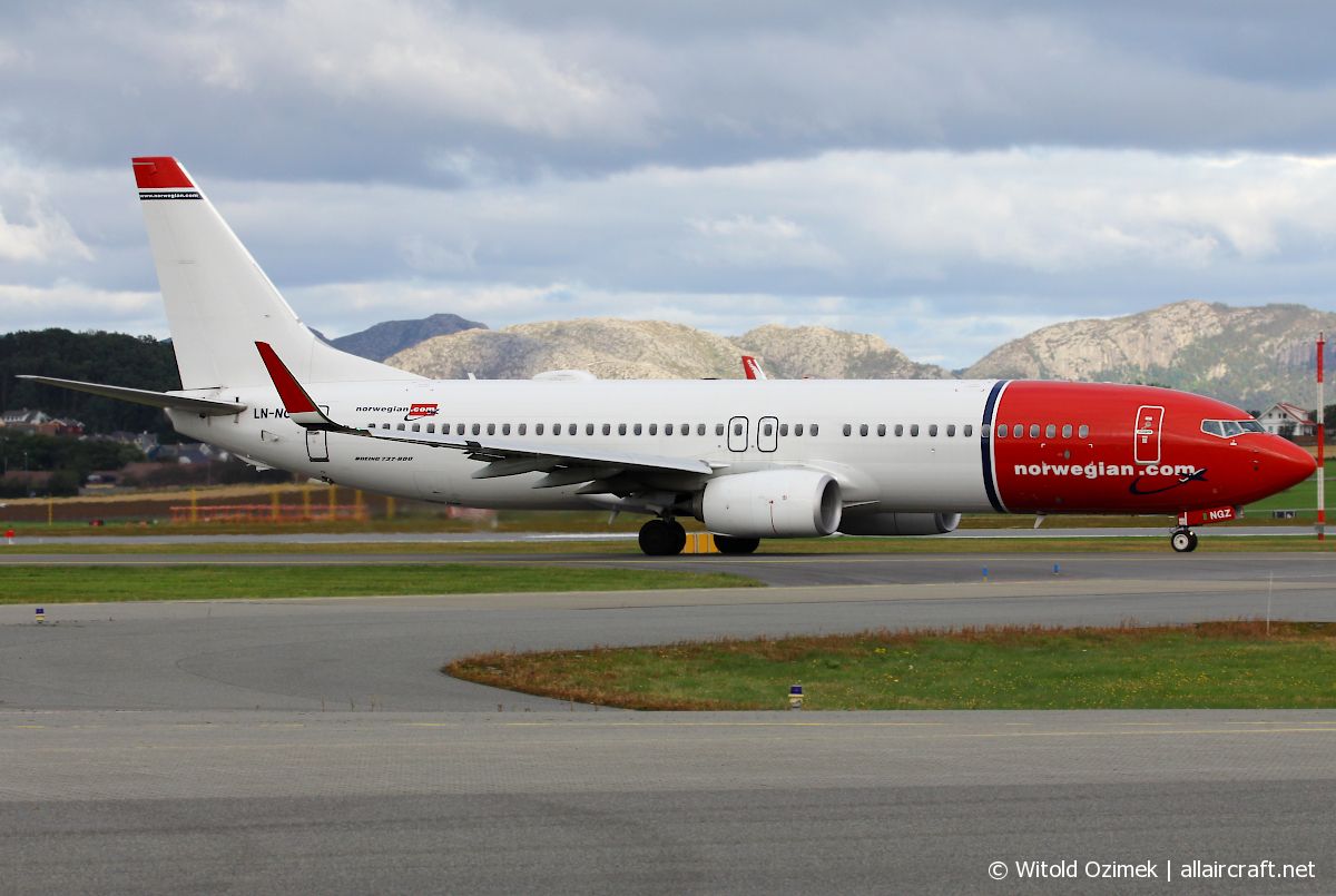 LN-NGZ · Boeing 737-8JP(WL) · (SVG / ENZV)