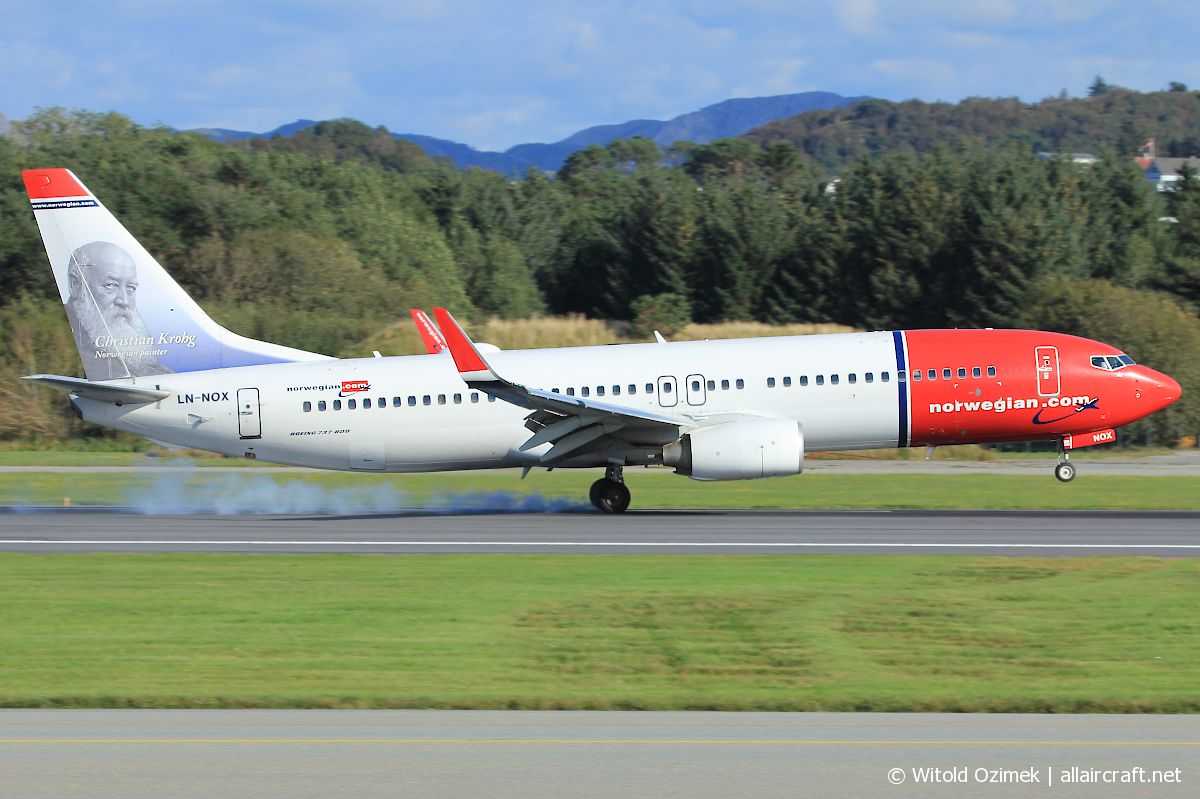 LN-NOX · Boeing 737-8JP(WL) · (CPH / EKCH)