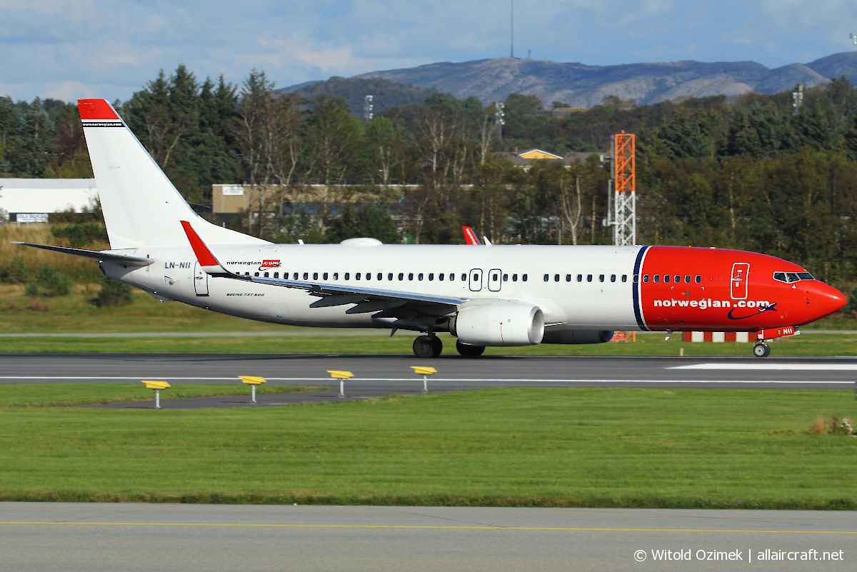 LN-NII · Boeing 737-8JP(WL) · (SVG / ENZV)