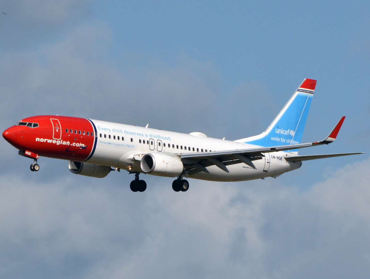 LN-NGE (39050) 2012 Boeing 737-8JP WL