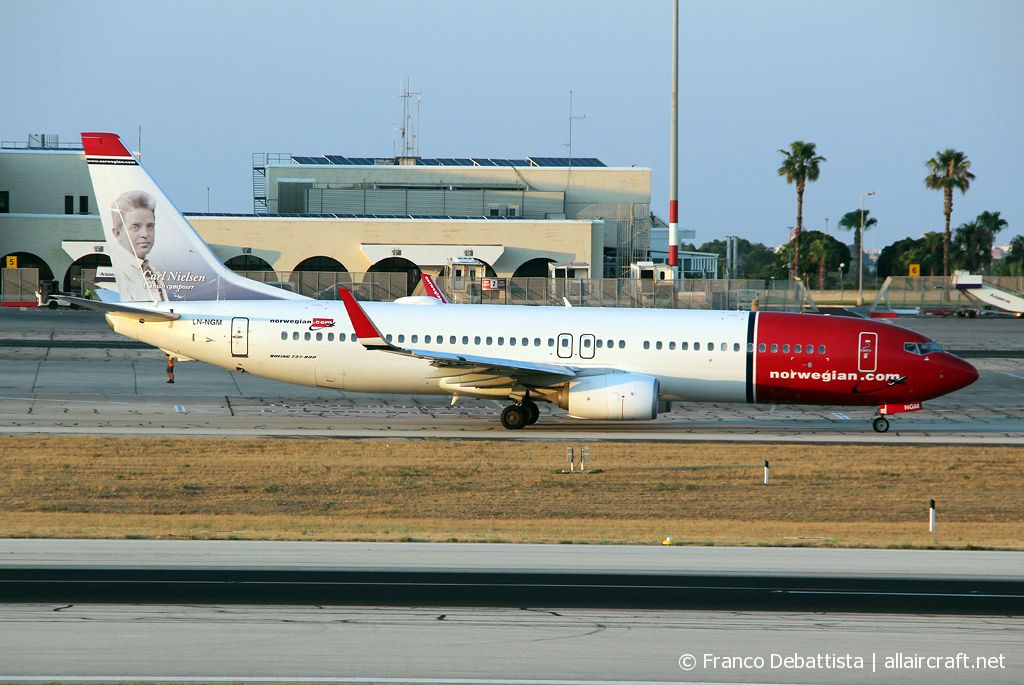 LN-NGM · Boeing 737-8JP(WL) · (MLA / LMML)