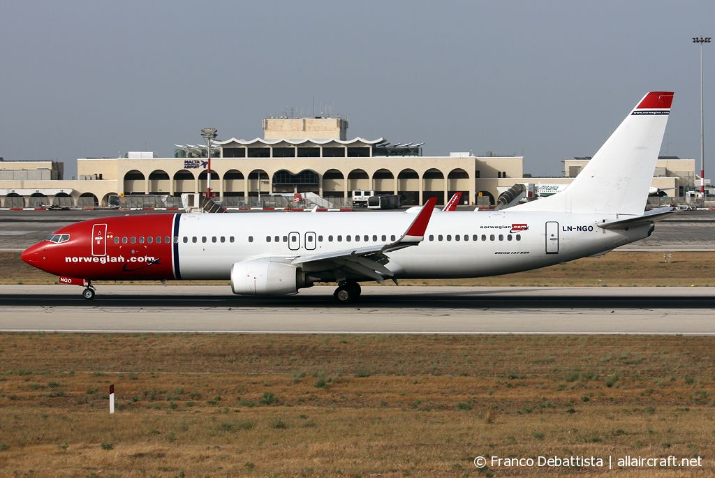 LN-NGO · Boeing 737-8JP(WL) · (MLA / LMML)
