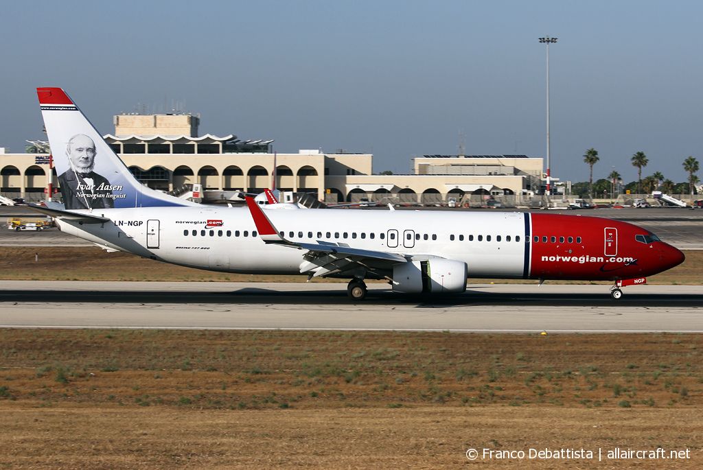 LN-NGP · Boeing 737-8JP(WL) · (MLA / LMML)