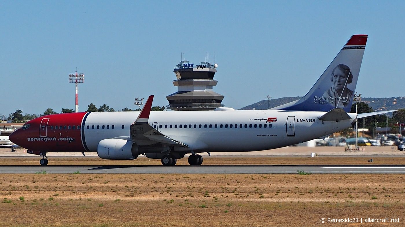 LN-NGS · Boeing 737-8JP(WL) · (FAO / LPFR)