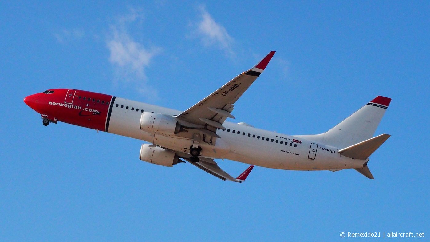 LN-NHD · Boeing 737-8JP(WL) · (FAO / LPFR)