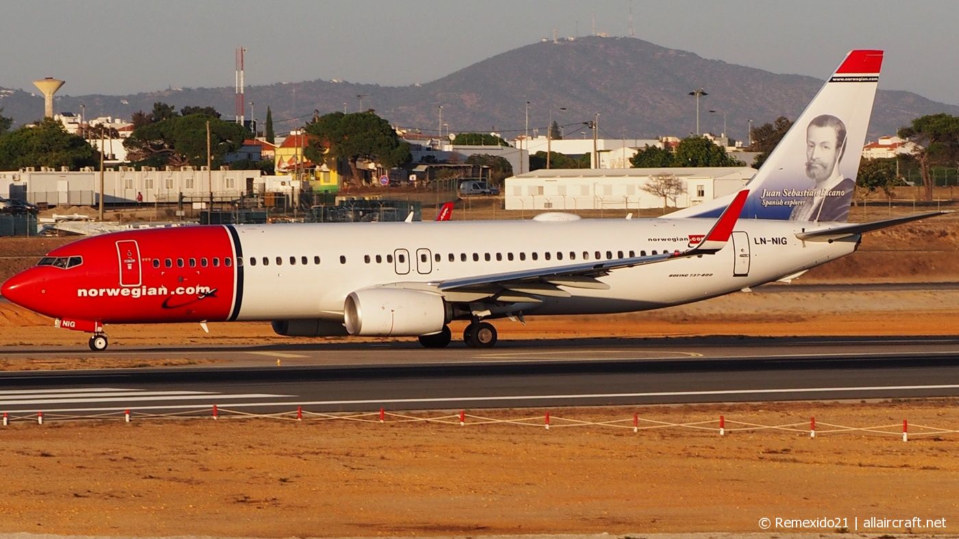 LN-NIG · Boeing 737-8JP(WL) · (FAO / LPFR)