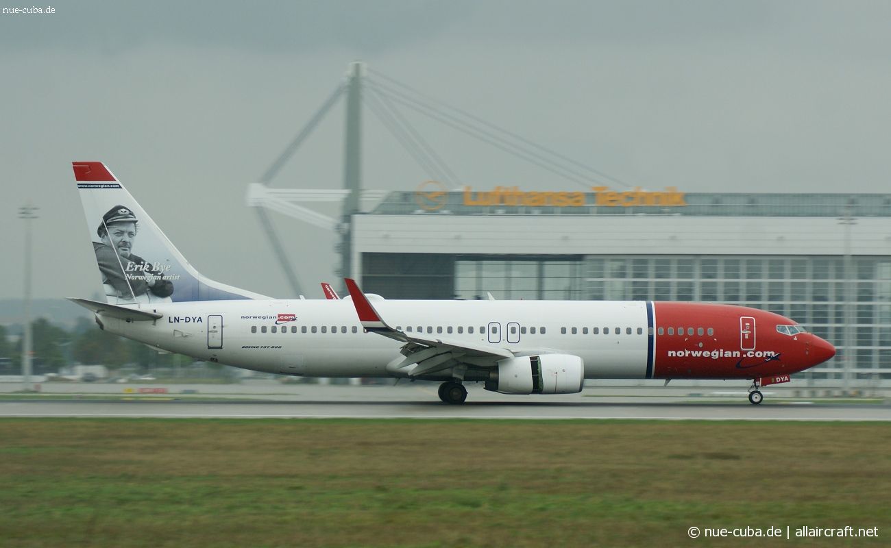 LN-DYA · Boeing 737-8JP(WL) · (MUC / EDDM)